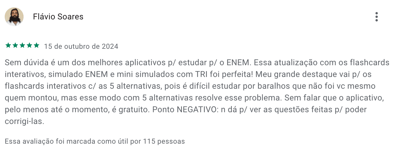 Depoimento de estudante 2