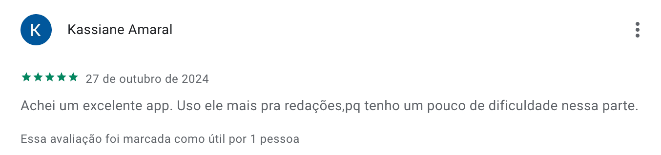 Depoimento de estudante 7